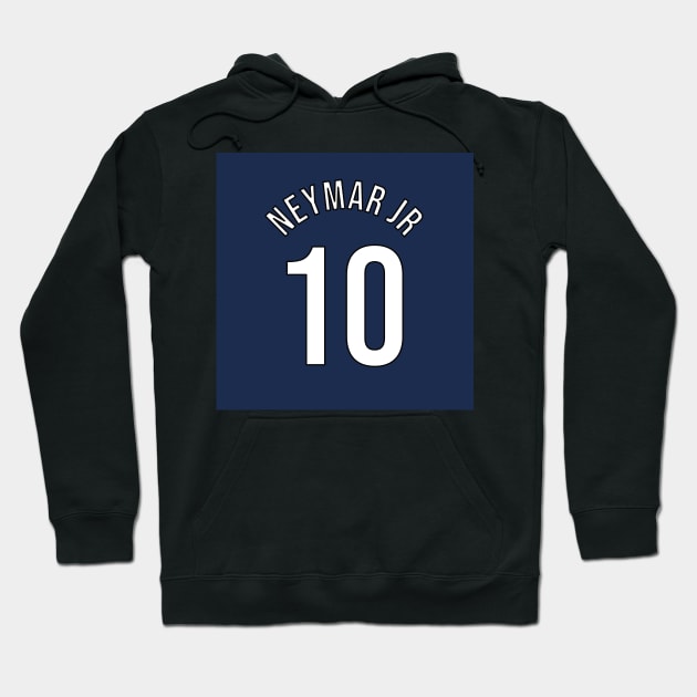 Neymar Jr 10 Home Kit - 22/23 Season Hoodie by GotchaFace